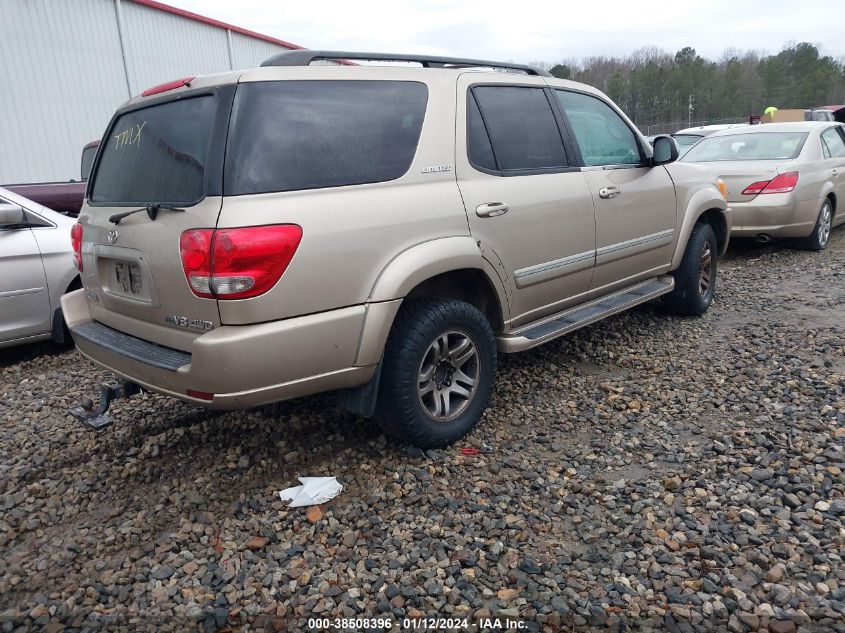 2005 Toyota Sequoia Limited V8 VIN: 5TDBT48A75S249081 Lot: 39742272