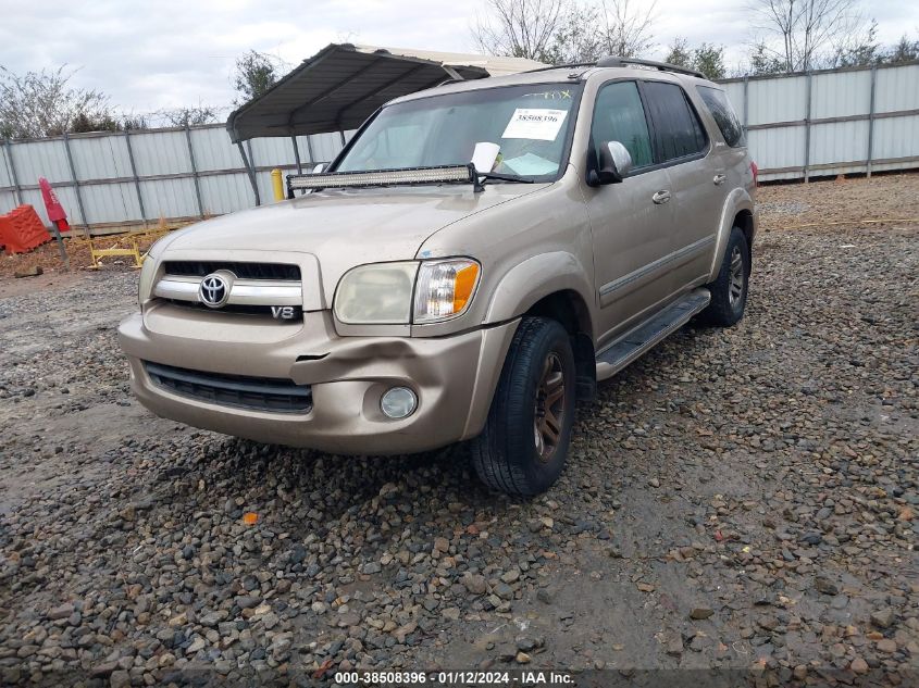 2005 Toyota Sequoia Limited V8 VIN: 5TDBT48A75S249081 Lot: 39742272