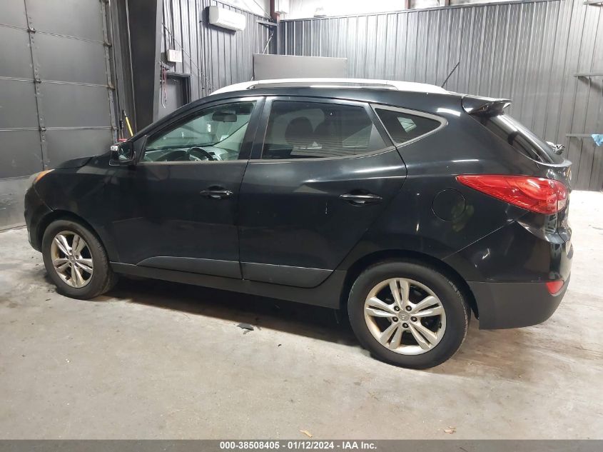 2013 Hyundai Tucson Gls VIN: KM8JUCAC1DU756045 Lot: 38508405