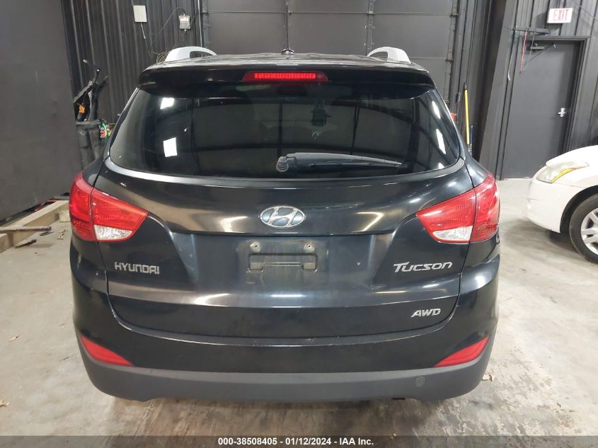 2013 Hyundai Tucson Gls VIN: KM8JUCAC1DU756045 Lot: 38508405