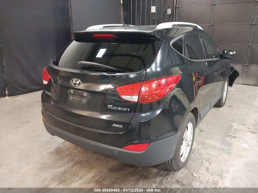 2013 Hyundai Tucson Gls VIN: KM8JUCAC1DU756045 Lot: 38508405