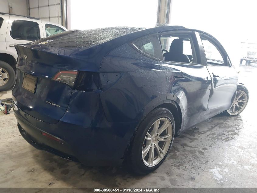 2021 Tesla Model Y Long Range Dual Motor All-Wheel Drive VIN: 5YJYGAEE9MF255441 Lot: 38508451