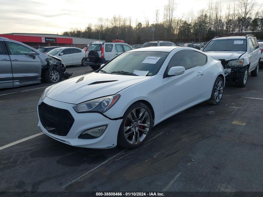 2014 Hyundai Genesis 3.8 R-Spec VIN: KMHHU6KJ5EU118279 Lot: 38508466