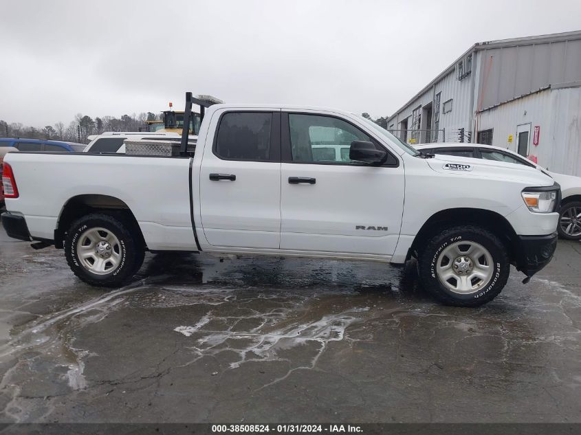 2019 Ram 1500 Tradesman Quad Cab 4X4 6'4 Box VIN: 1C6RRFCG2KN822451 Lot: 38508524