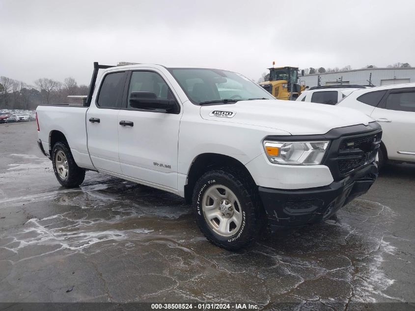 2019 Ram 1500 Tradesman Quad Cab 4X4 6'4 Box VIN: 1C6RRFCG2KN822451 Lot: 38508524