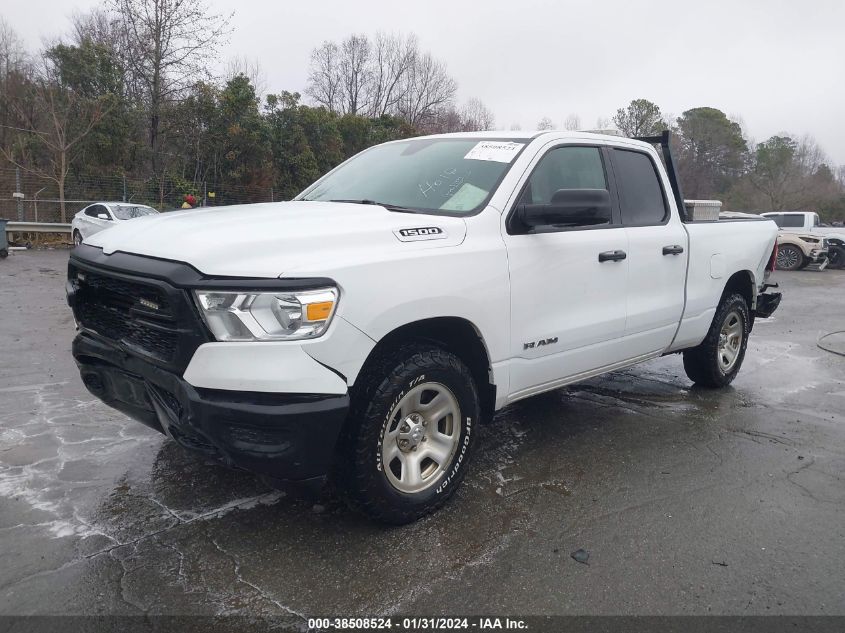 2019 Ram 1500 Tradesman Quad Cab 4X4 6'4 Box VIN: 1C6RRFCG2KN822451 Lot: 38508524