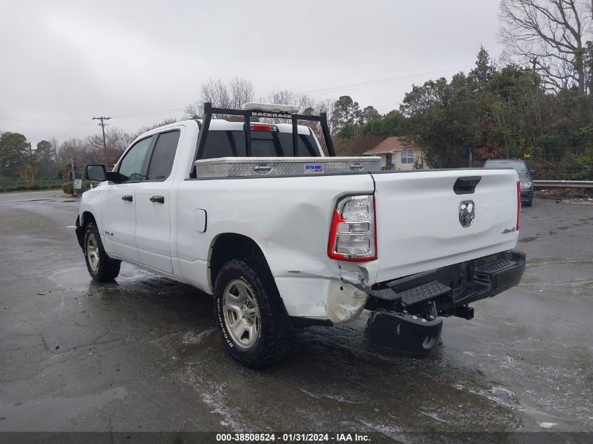 2019 Ram 1500 Tradesman Quad Cab 4X4 6'4 Box VIN: 1C6RRFCG2KN822451 Lot: 38508524