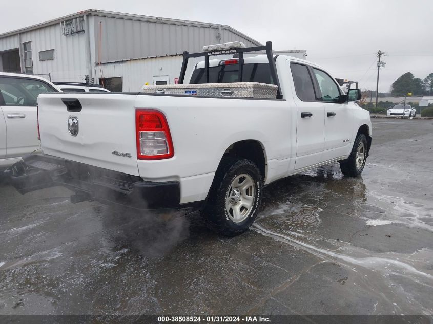 2019 Ram 1500 Tradesman Quad Cab 4X4 6'4 Box VIN: 1C6RRFCG2KN822451 Lot: 38508524