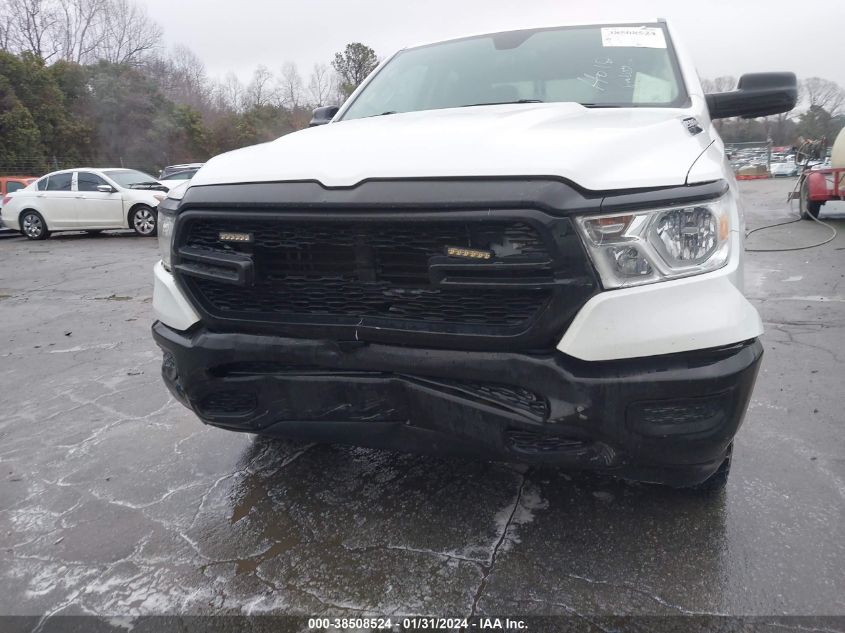 2019 Ram 1500 Tradesman Quad Cab 4X4 6'4 Box VIN: 1C6RRFCG2KN822451 Lot: 38508524