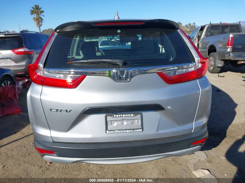 2018 Honda Cr-V Lx VIN: 2HKRW5H31JH420680 Lot: 38508655