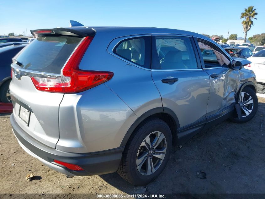 2018 Honda Cr-V Lx VIN: 2HKRW5H31JH420680 Lot: 38508655