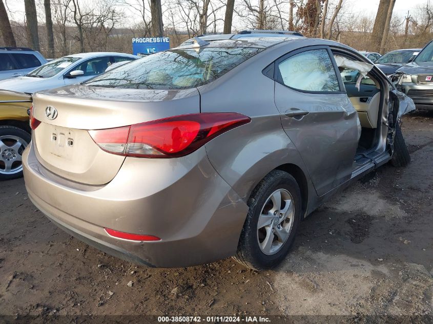 2015 Hyundai Elantra Se VIN: 5NPDH4AE9FH632258 Lot: 38508742