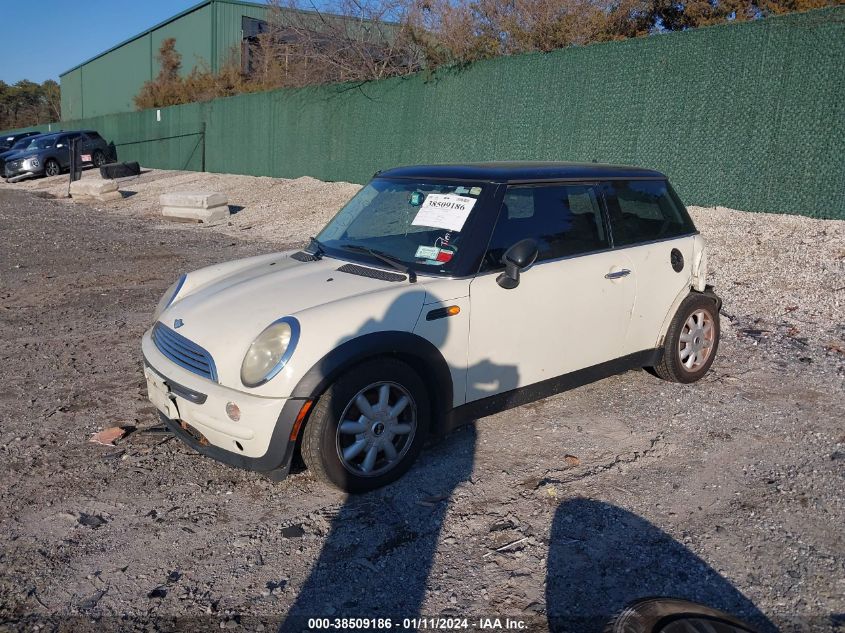 2004 Mini Cooper VIN: WMWRC33414TJ60856 Lot: 38509186