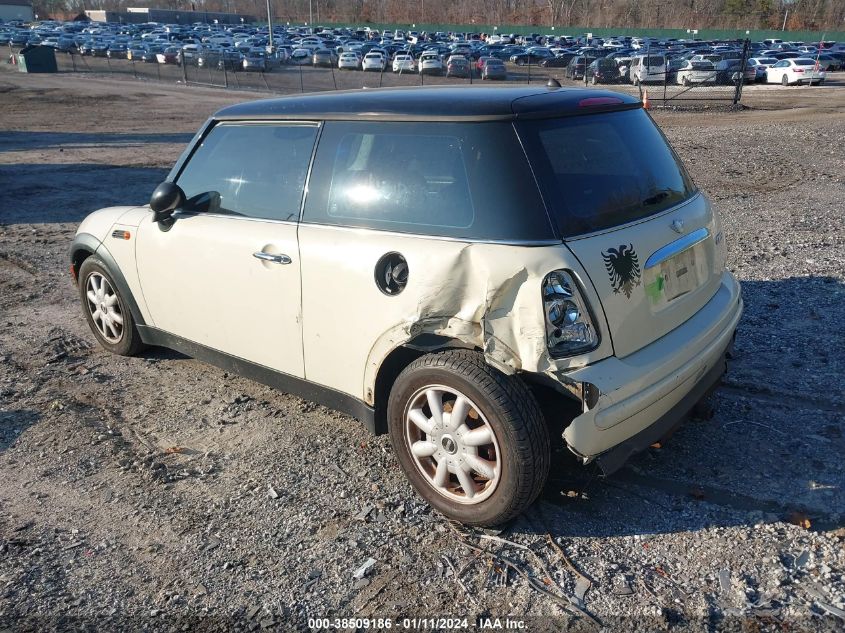 2004 Mini Cooper VIN: WMWRC33414TJ60856 Lot: 38509186