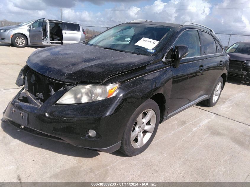 2010 Lexus Rx 350 VIN: 2T2BK1BAXAC041026 Lot: 38509233