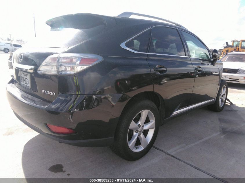 2010 Lexus Rx 350 VIN: 2T2BK1BAXAC041026 Lot: 38509233