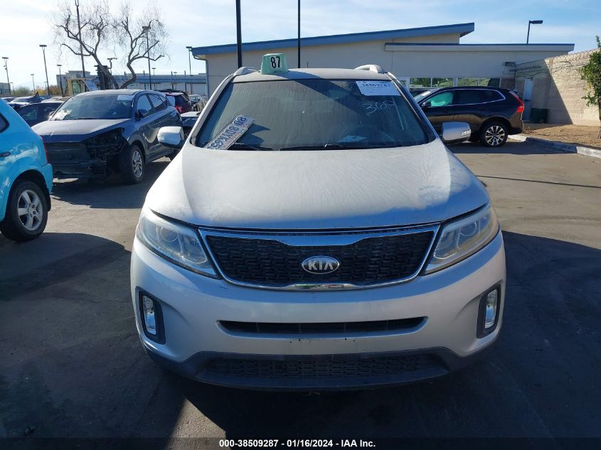 2014 Kia Sorento Lx VIN: 5XYKTCA67EG465039 Lot: 38509287