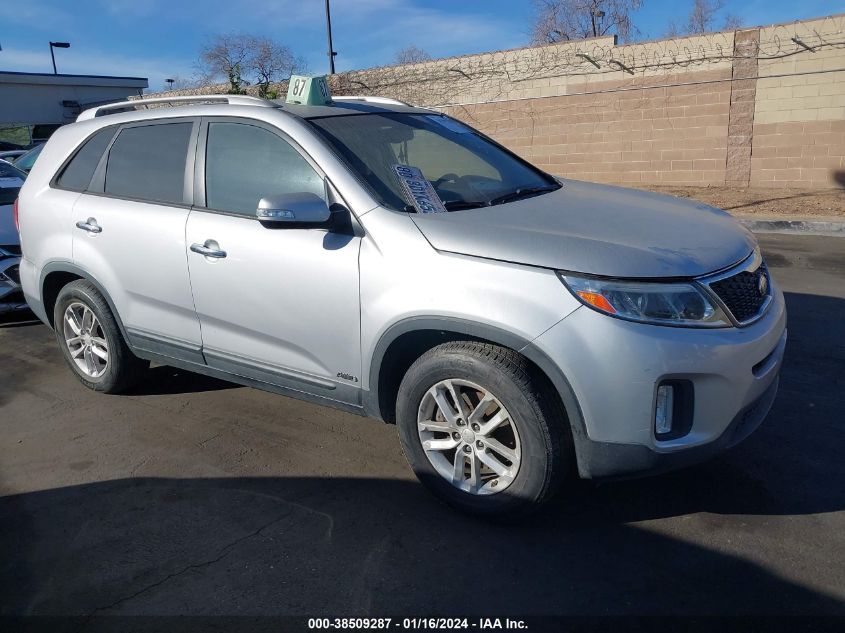 2014 Kia Sorento Lx VIN: 5XYKTCA67EG465039 Lot: 38509287