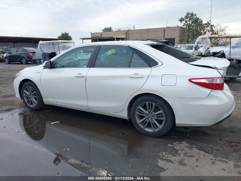 2016 Toyota Camry Hybrid Se VIN: 4T1BD1FK0GU181076 Lot: 40882548