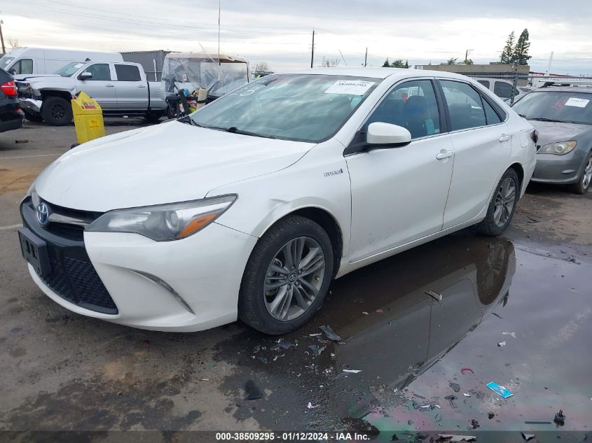 2016 Toyota Camry Hybrid Se VIN: 4T1BD1FK0GU181076 Lot: 40882548