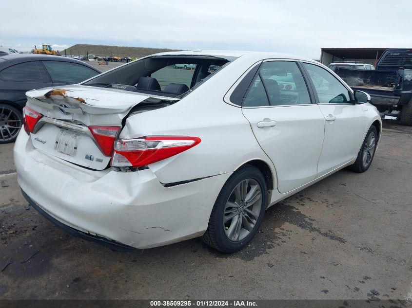 2016 Toyota Camry Hybrid Se VIN: 4T1BD1FK0GU181076 Lot: 40882548