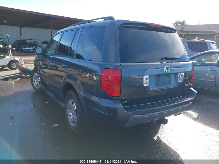 2004 Honda Pilot Ex-L VIN: 2HKYF18684H572636 Lot: 38509447