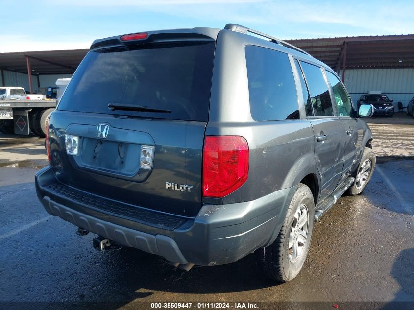 2004 Honda Pilot Ex-L VIN: 2HKYF18684H572636 Lot: 38509447