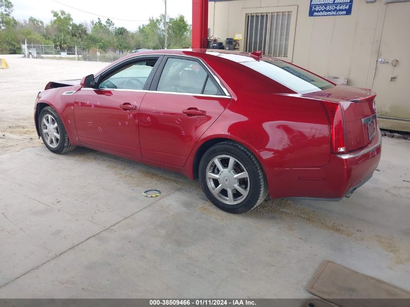 2009 Cadillac Cts Standard VIN: 1G6DF577290142964 Lot: 38509466