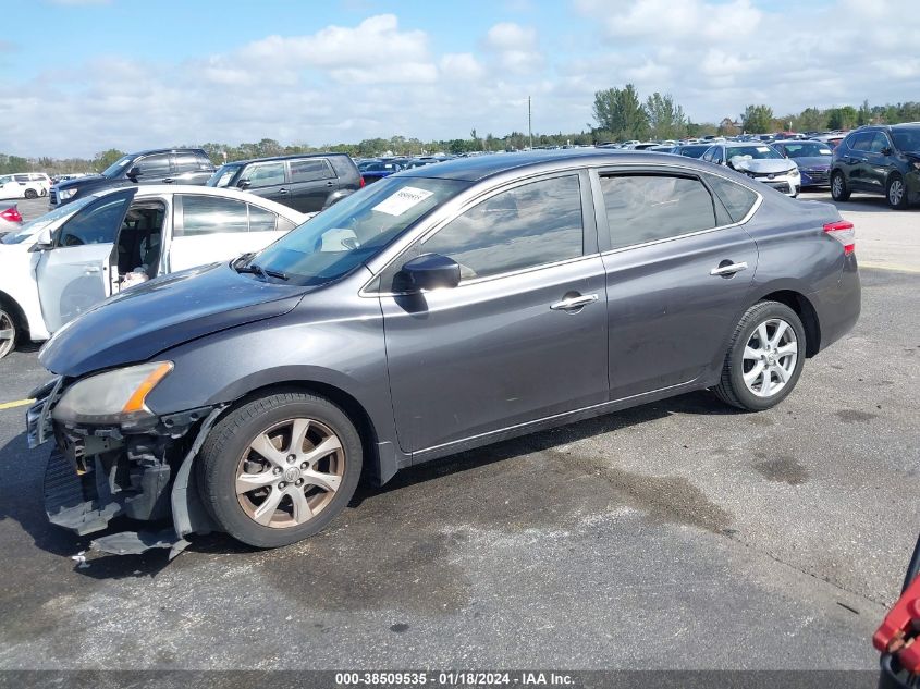 2014 Nissan Sentra Sv VIN: 3N1AB7AP8EY315311 Lot: 38509535