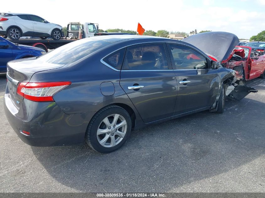 2014 Nissan Sentra Sv VIN: 3N1AB7AP8EY315311 Lot: 38509535