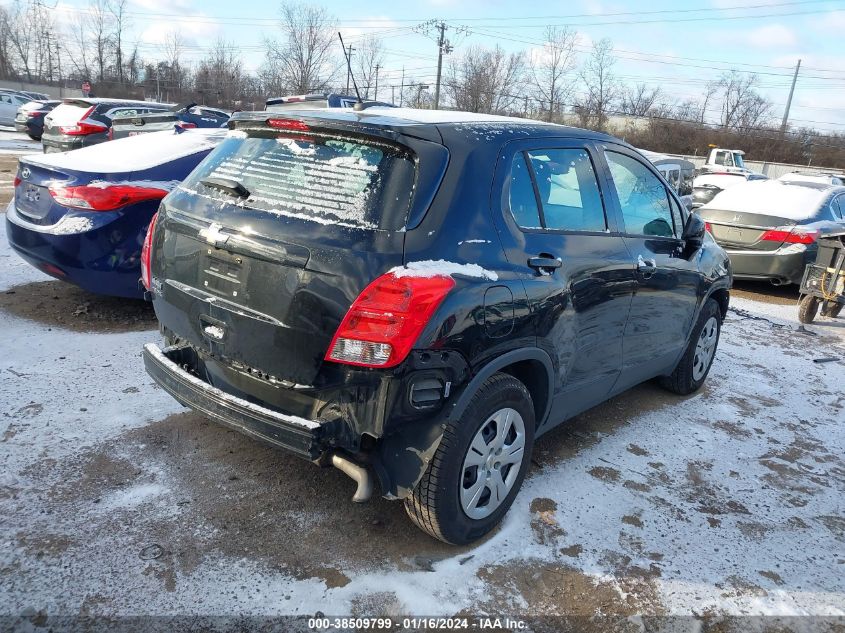 2017 Chevrolet Trax Ls VIN: 3GNCJKSB9HL270290 Lot: 38509799