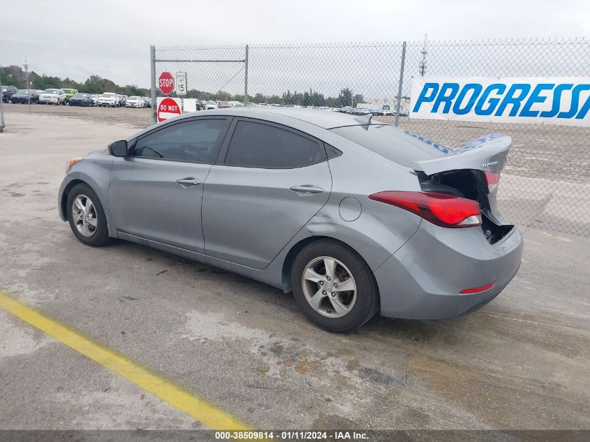 2014 Hyundai Elantra Se VIN: 5NPDH4AE3EH456211 Lot: 38509814