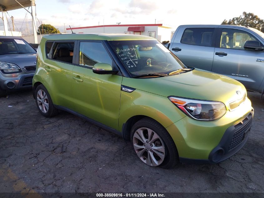 2014 Kia Soul + VIN: KNDJP3A50E7708968 Lot: 38509816