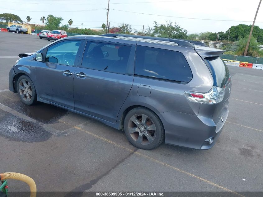 2015 Toyota Sienna Se 8 Passenger/Se Premium 8 Passenger VIN: 5TDXK3DC2FS661579 Lot: 38509905