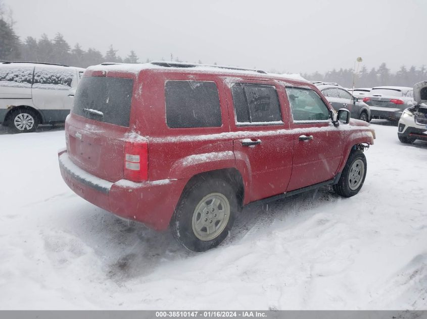 1J8FF28W48D780563 2008 Jeep Patriot Sport