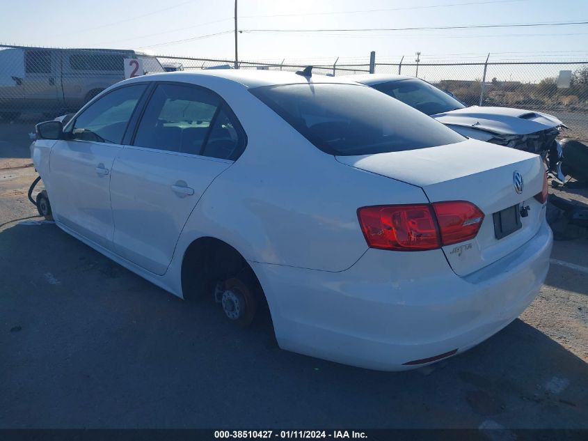 2013 Volkswagen Jetta 2.5L Se VIN: 3VWDP7AJ1DM278807 Lot: 38510427