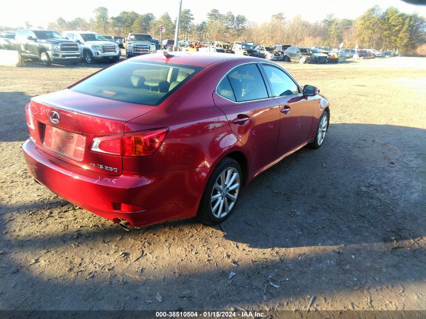 2010 Lexus Is 250 VIN: JTHCF5C27A5043890 Lot: 38510504