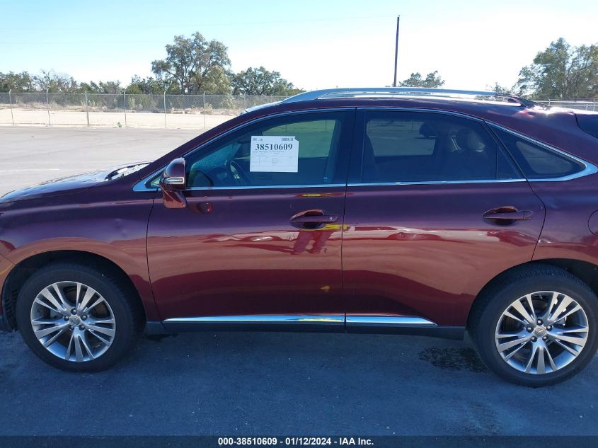 2013 Lexus Rx 350 VIN: 2T2ZK1BA4DC123580 Lot: 38510609