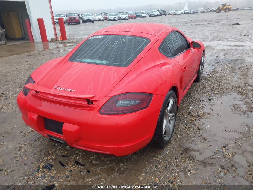 2008 Porsche Cayman VIN: WP0AA29878U760162 Lot: 38510781