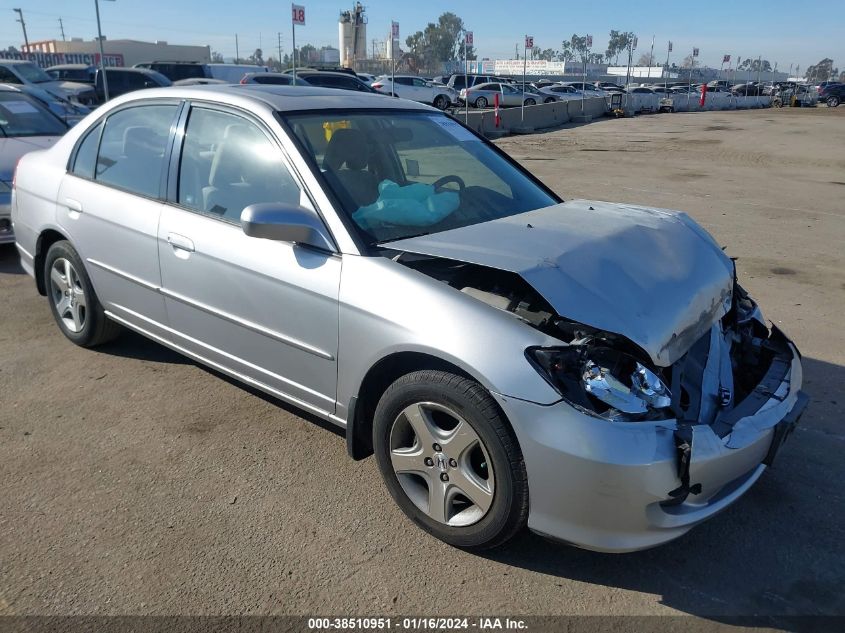 JHMES26735S001105 2005 Honda Civic Ex