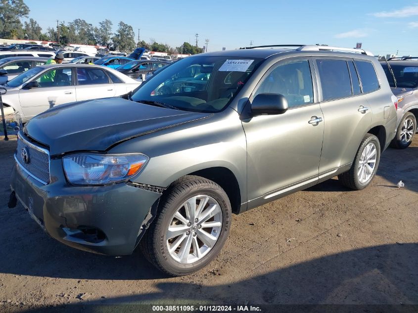 JTEEW41A782014671 2008 Toyota Highlander Hybrid