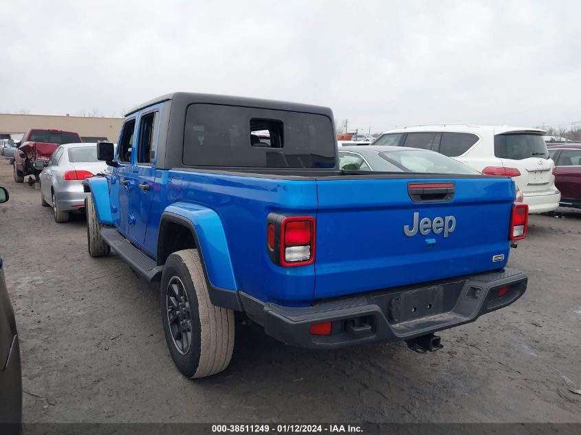 2021 Jeep Gladiator Overland 4X4 VIN: 1C6HJTFG7ML568912 Lot: 38511249