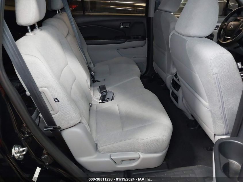 2016 Honda Pilot Ex VIN: 5FNYF6H31GB096204 Lot: 38511298