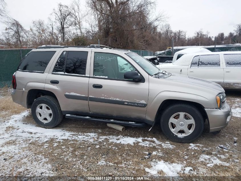 2003 Chevrolet Trailblazer Ls VIN: 1GNDT13SX32316968 Lot: 38511320