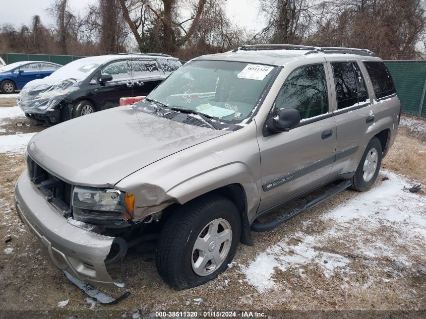 2003 Chevrolet Trailblazer Ls VIN: 1GNDT13SX32316968 Lot: 38511320