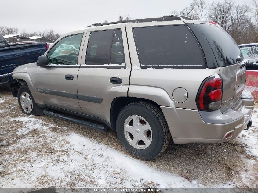 1GNDT13SX32316968 2003 Chevrolet Trailblazer Ls