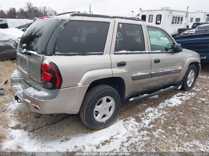 2003 Chevrolet Trailblazer Ls VIN: 1GNDT13SX32316968 Lot: 38511320