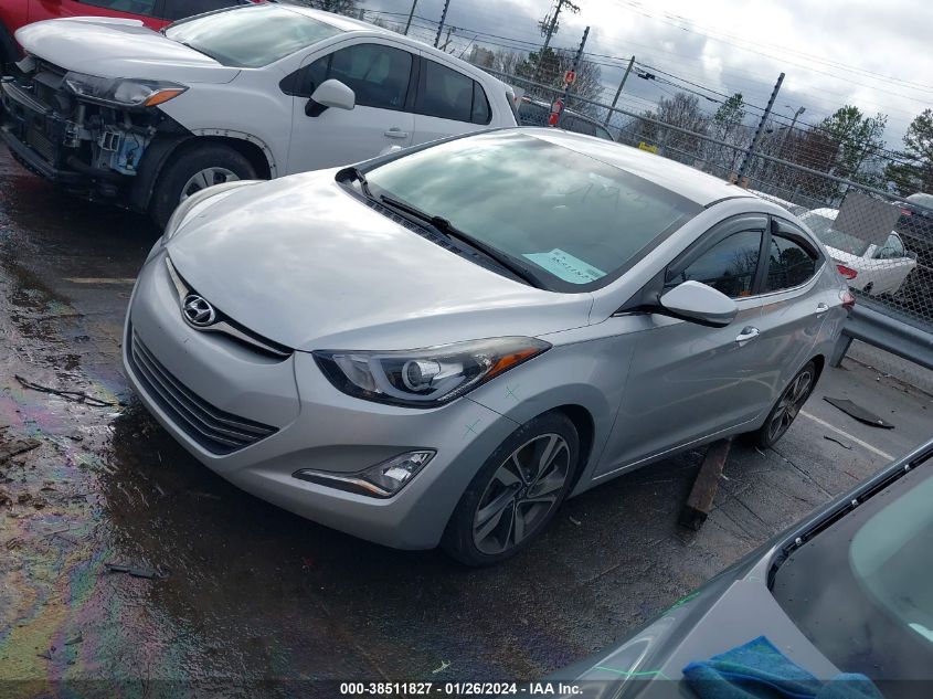 2015 Hyundai Elantra Limited VIN: 5NPDH4AE3FH629937 Lot: 38511827