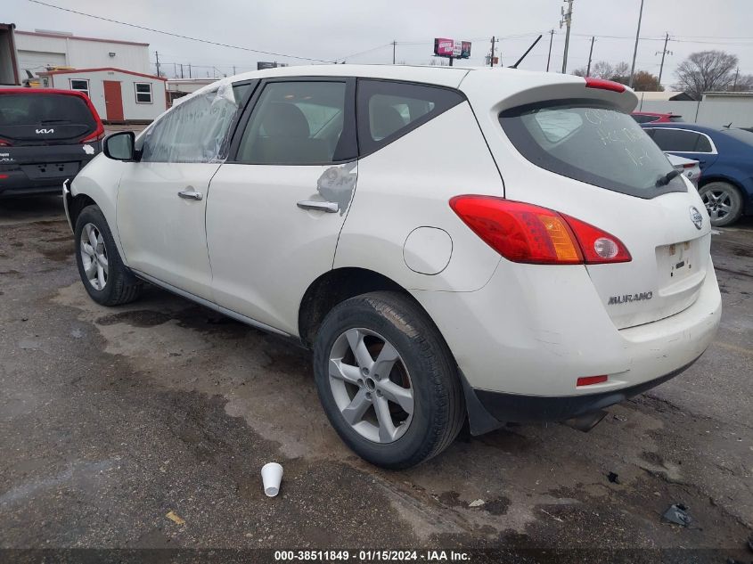 2009 Nissan Murano S VIN: JN8AZ18U09W028175 Lot: 38511849