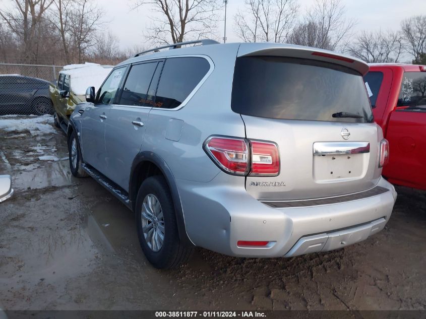 2017 Nissan Armada Sv VIN: JN8AY2NC4H9505580 Lot: 38511877